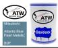 Preview: Mitsubishi, Atlantis Blue Pearl Metallic, BDF: 500ml Lackdose, von ATW Autoteile West.